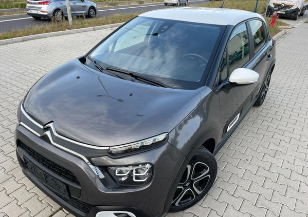 Citroen C3 cena 58900 przebieg: 10000, rok produkcji 2022 z Leszno małe 407